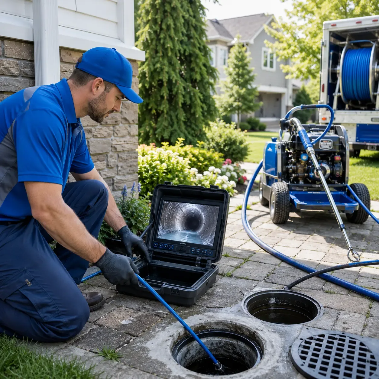 Outdoor drain cleaning professionals serving Steuben, WI